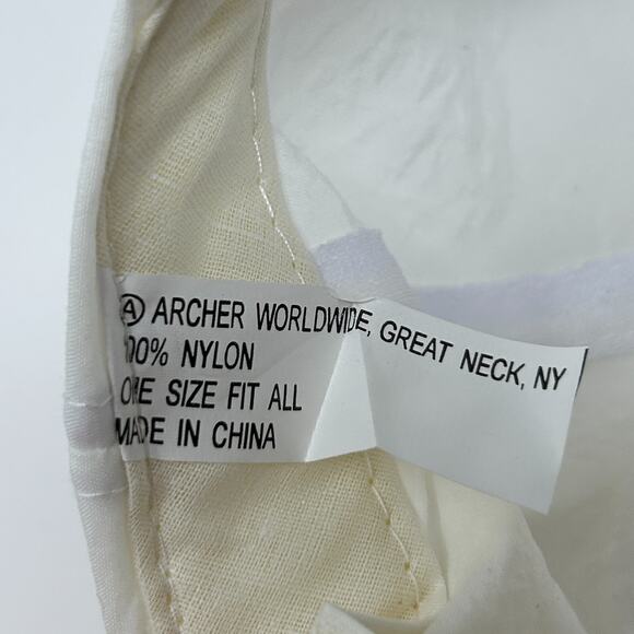 Vintage 90s Las Vegas Thunder Hat Cap White Ice Hockey Snapback 5 Panel A Frame - Picture 8 of 9